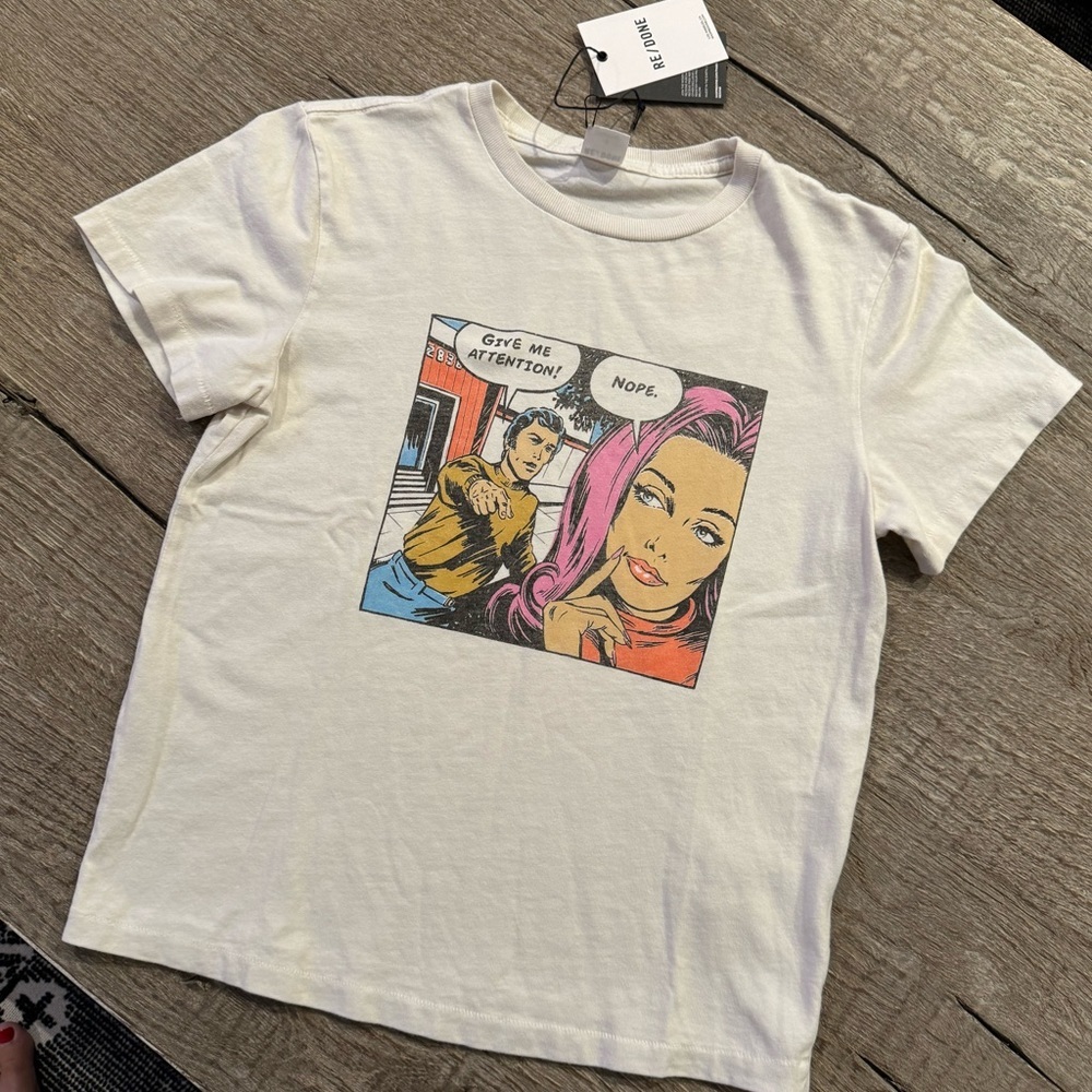 Re/Done Classic “Nope” Tee Shirt. - Picture 3 of 7